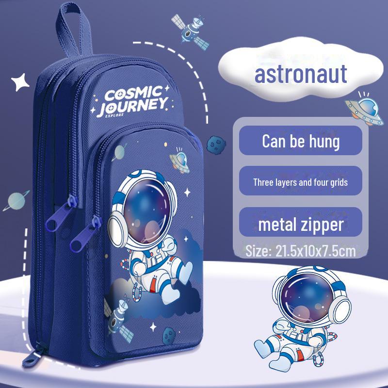 «Многофункциональный пенал для девочек — идеально подходит для учеников начальной и средней школы»