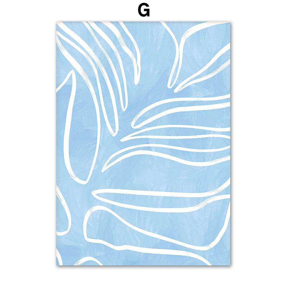 Абстрактные свежие цветы рынок парижский завод лист бохо скандинавские постеры и принты настенное искусство холст картины картины декор гостиной