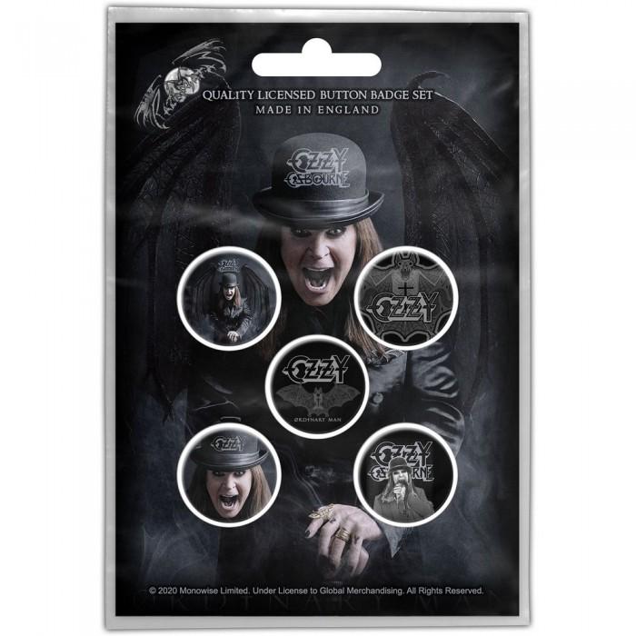 Ozzy Osbourne Ordinary Man Badge (Pack of 5)