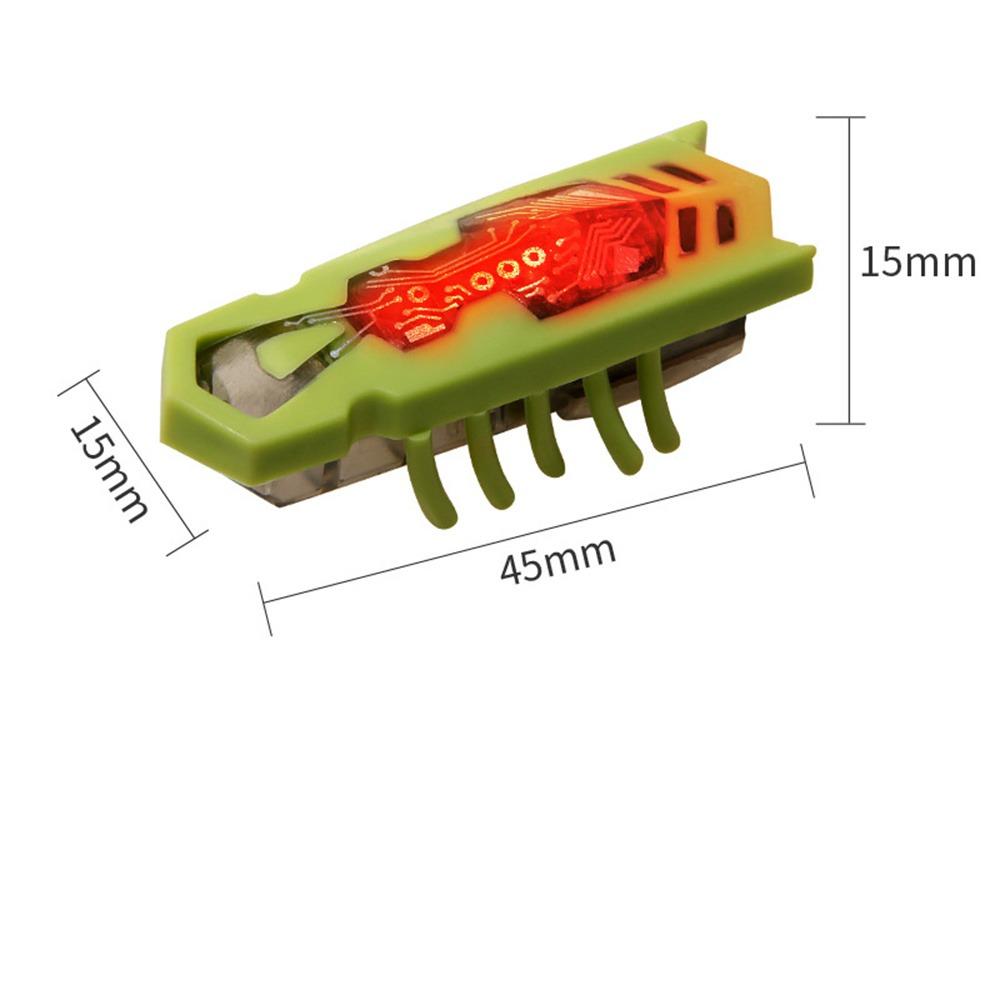 Игрушки для домашних животных, интерактивная мини-электрическая светящаяся игрушка-жук, игрушка для кошек, побег из препятствий, автоматическая флип-игрушка, вибрационный жук на батарейках