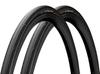 Continental Ultra Sport 3 700x28C FB Road Clincher Set of 2 Black/Black Tires,