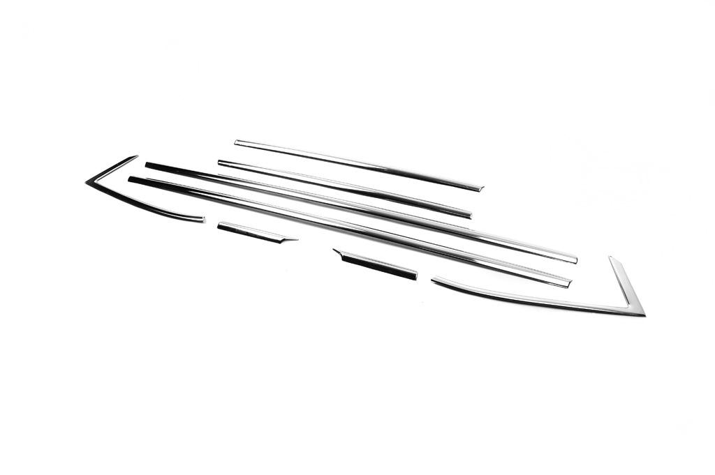 Окантовка стекол (нерж) Верх-2025низ для Opel Astra K 2016-2021 гг