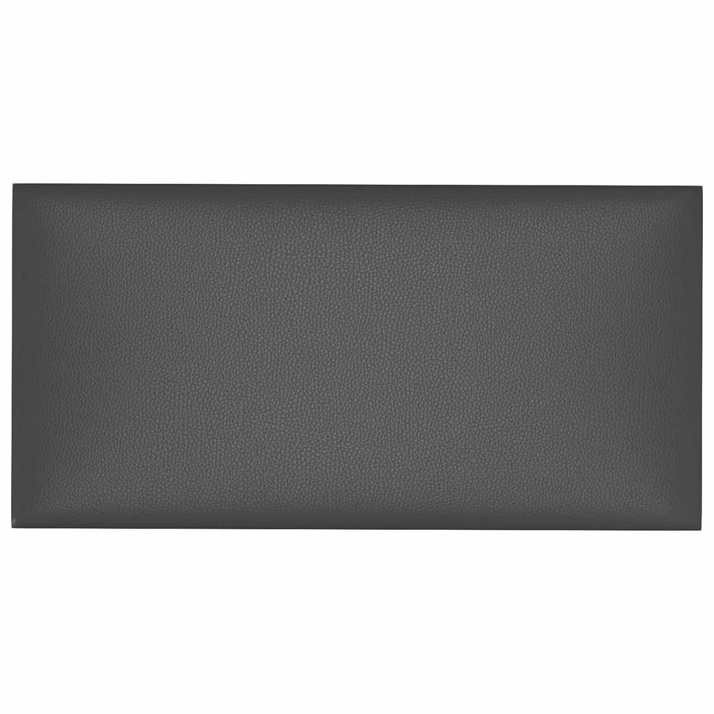 Wall Mounted Headboard Panels 12 pcs Gray 30 x 15 cm Fabric
