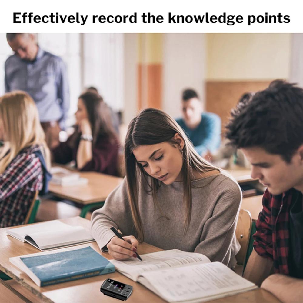 MP3 Player Bluetooth 5.2 1.77 Inch Screen Music Player with Speakers Lossless Sound Quality with Recording E-Book Video Playing