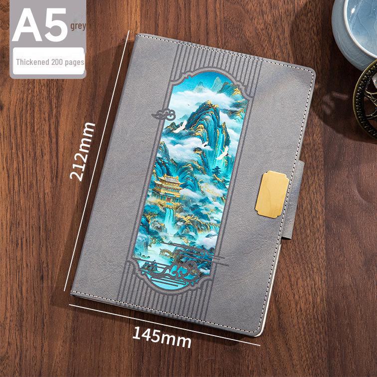 Подарочный набор из креативных деловых блокнотов 2025 года с магнитной застежкой