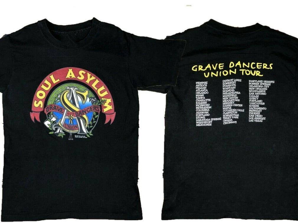 Vintage 100% Cotton T-shirt Mens Tees Top 1992 Soul Asylum Music Cotton On Gift For Fans All Size