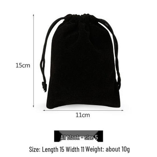 Lucky Bag Flannel and Brocade Jewelry Pouch