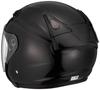 Bike Parts Center Jet Aeroform Motorcycle Helmet, Black, Size L (59cm-60cm) 7221