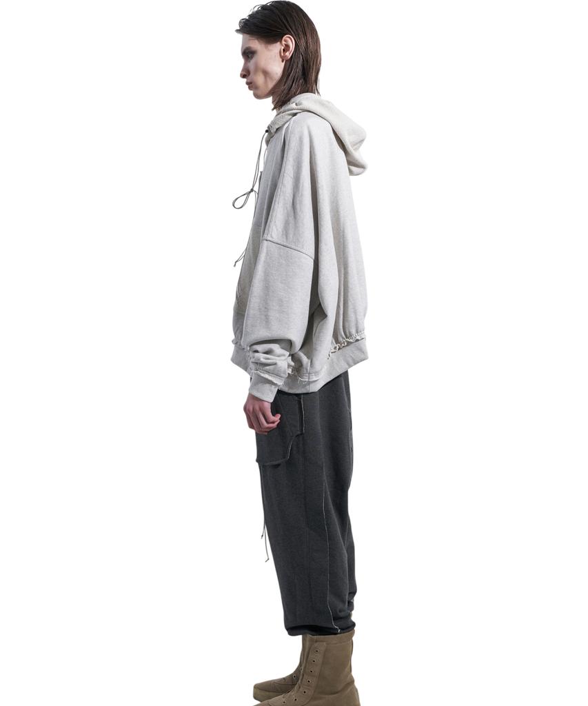 Aseupalageoseu Inside Out Baggy Pants Gray