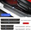New MKT-V-W Car Door Sill Plate Sticker Anti-scratch Strip Trunk Protection Decals for VW Polo Golf Passat Touran Jetta Tiguan zj1