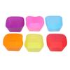 1/6Pcs 7Cm Square Shaped Jelly Pudding Mold Muffin Cake Cup Silicone Molds Kitchen Baking Accessories