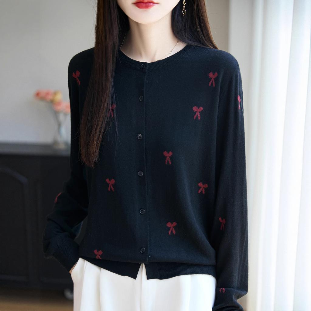 DAFIFY Женские модные повседневные свитера с длинным рукавом и круглым вырезом на осень-зиму