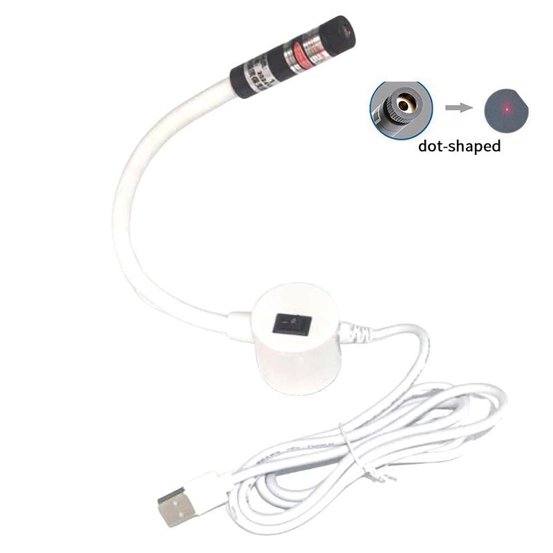 USB Красный Лазерный Позиционирующий Фонарь Инфракрасная Рабочая Лампа Для Резки С Магнитной Основой DC5V Линия/Крест Швейной Машины Аксессуары
