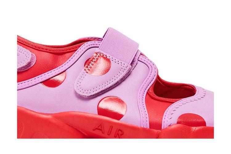 Женские кроссовки Nike Air Rift в горошек светло-малиновые с красным (Женский)