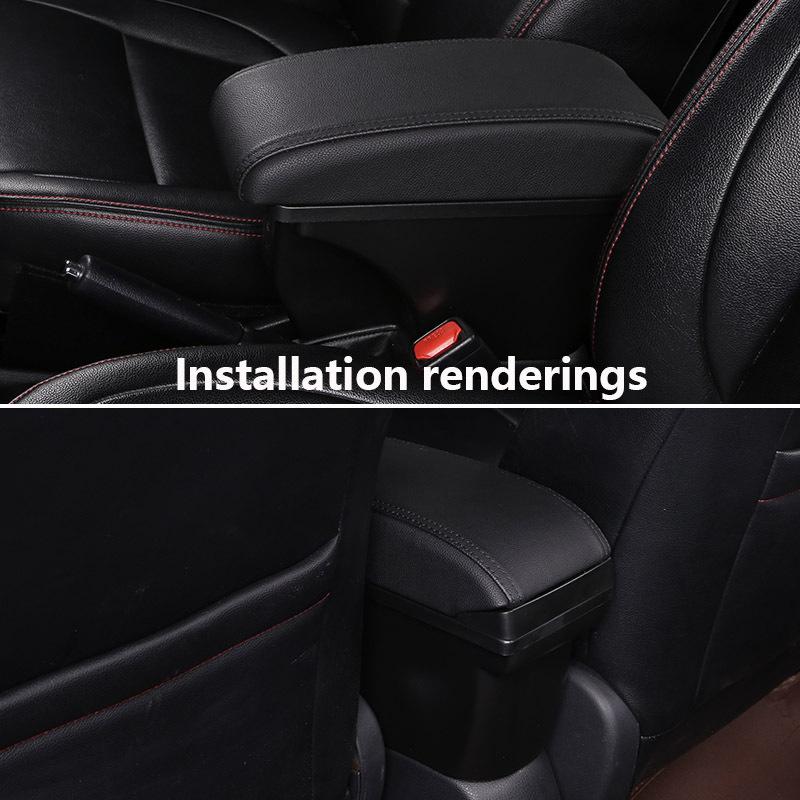 For Peugeot 308 T7 SW Armrest Box For Citroen C4 Car Armrest Retrofit Parts Storage Box USB Accessories 2008 2009 2010 2011 2012