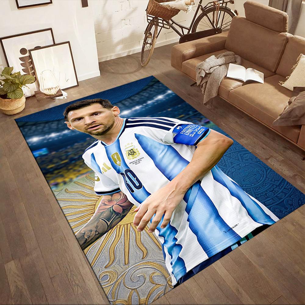 Messi 496 Floor Mat Suitable for Decorate room Study room Entryway Outdoor Antislip Carpet Anime Office Decor Spiritual Gift