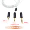 1.5m Headset Cable for Technica ATH-M50X M40X M70X Headphones Cord with Detachable 3Plugs Improve Your Music Pleasure