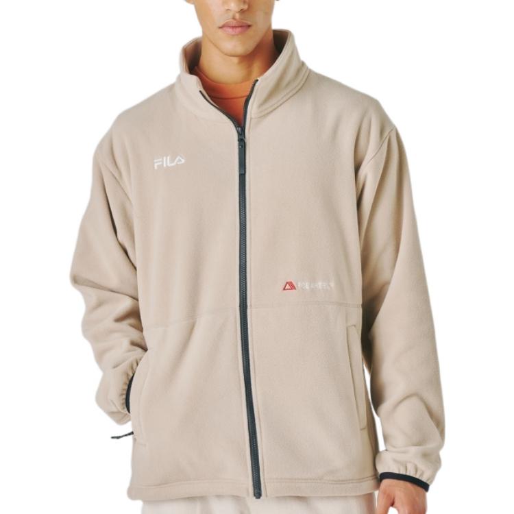 Fila Куртки Унисекс Бежевый Стойка Умеренный Другое FS2FTE4210X-BEG