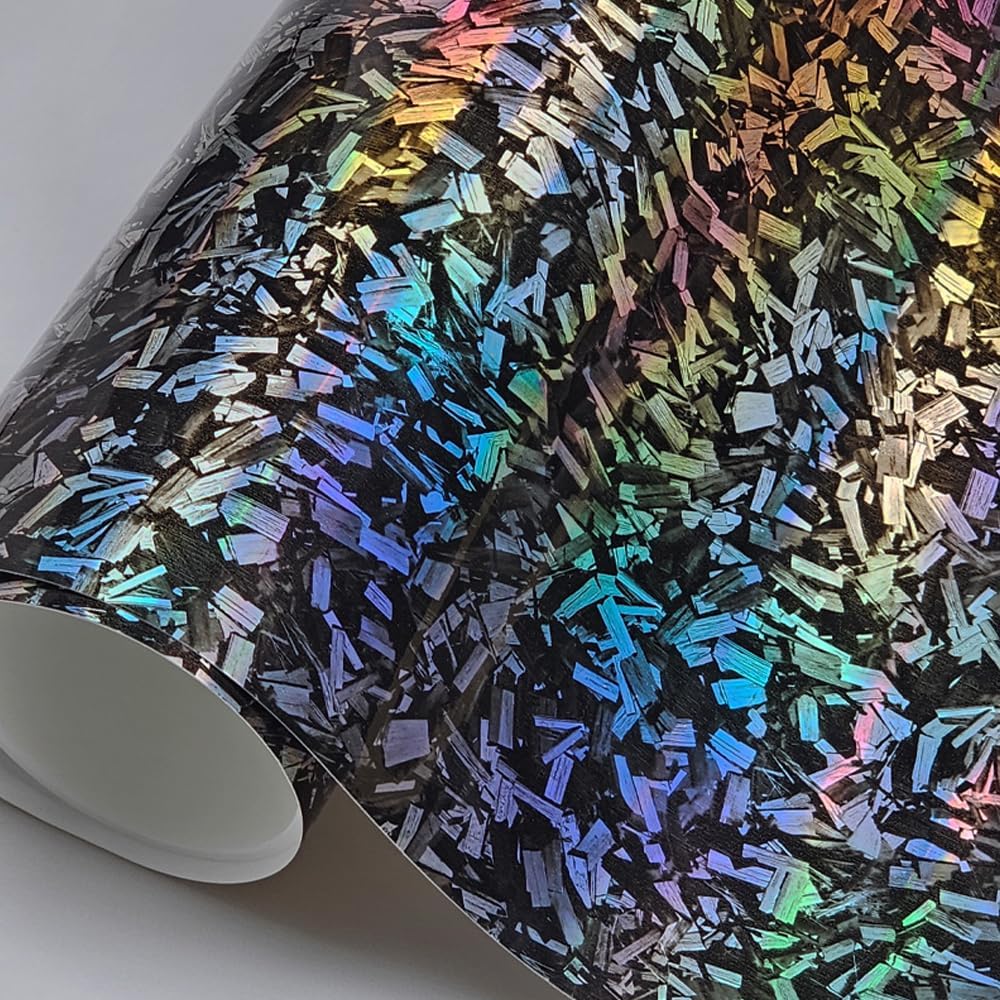 Хром Черный Кованый Глянцевый Углеродное Волокно Автомобильная Виниловая Пленка Рулон С Клеевым Слоем С Воздушными Каналами Декаль Лист DIY Декор