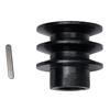 Replacement Belt Pulley 170F Spare Parts Black Bore