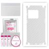 apgo Protective Skin Sticker for the Back+sides Compatible with OnePlus 10 Pro, Full Wrap Film, Foil, Vinyl - Pattern Transparent Carbon