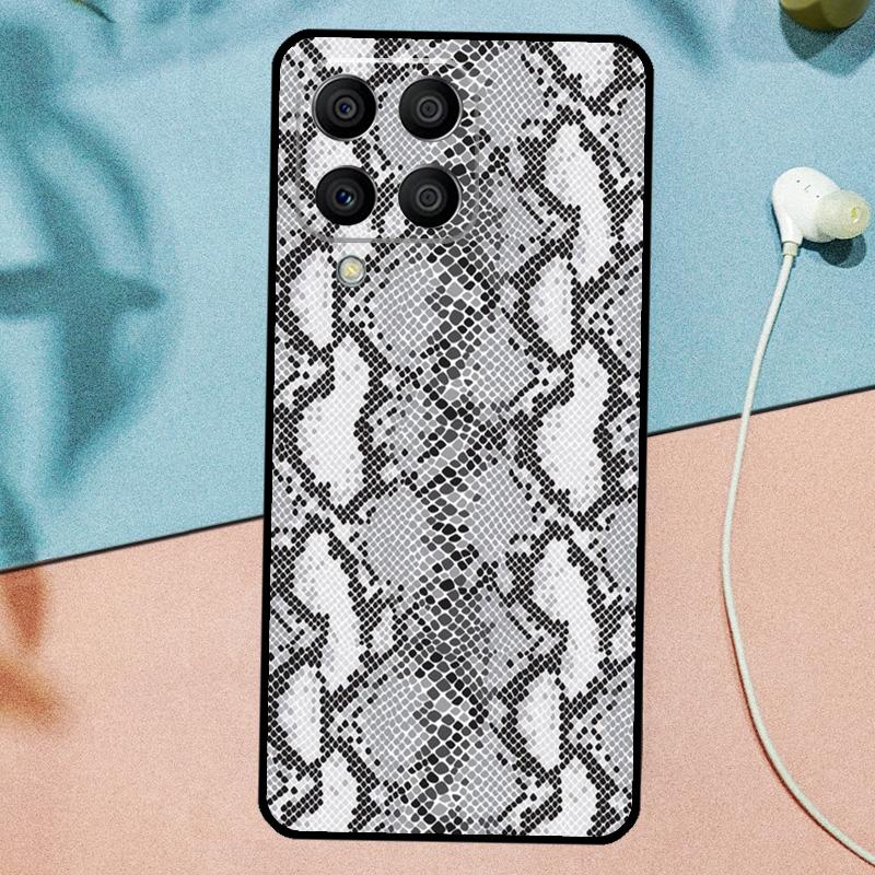 Текстура змеиной кожи для чехла Samsung Galaxy M33 M35 M55 M15 M12 M13 M14 M34 M54 M53 M21 M31 M11 M32 M52 M06 M16