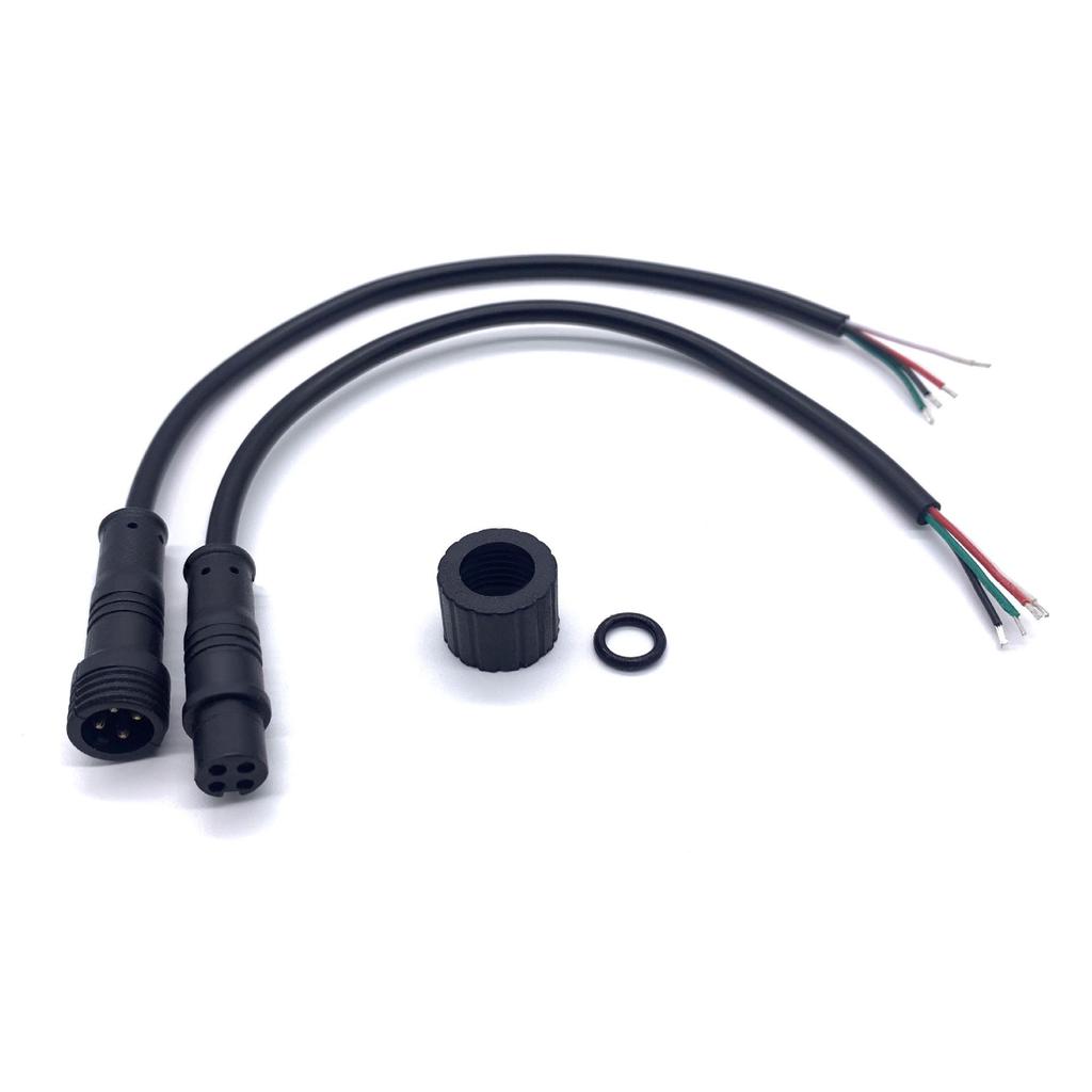 M8 Outdoor Waterproof Dustproof Connector: 2/3/4 Pin Plug for Solar LED String Lights.