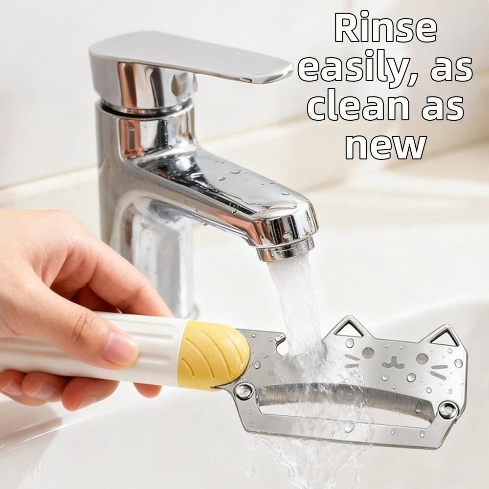 PP Non-Slip Handle Stainless Steel Peeler Cartoon Bottle Opener Vegetable Peeler  Home Cooking