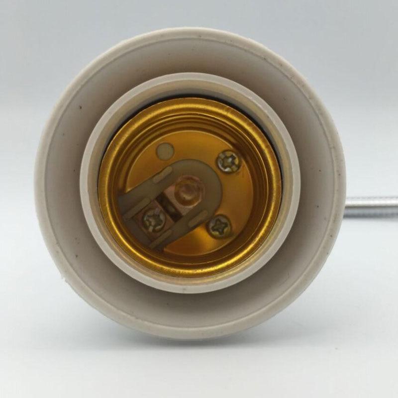 220 В светодиодный держатель лампы цоколь лампочка мощность E27 розетка с выключателем ЕС США вилка энергосберегающая лампада стол