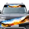 2шт 3D прозрачная наклейка на лобовое стекло автомобиля виниловая наклейка