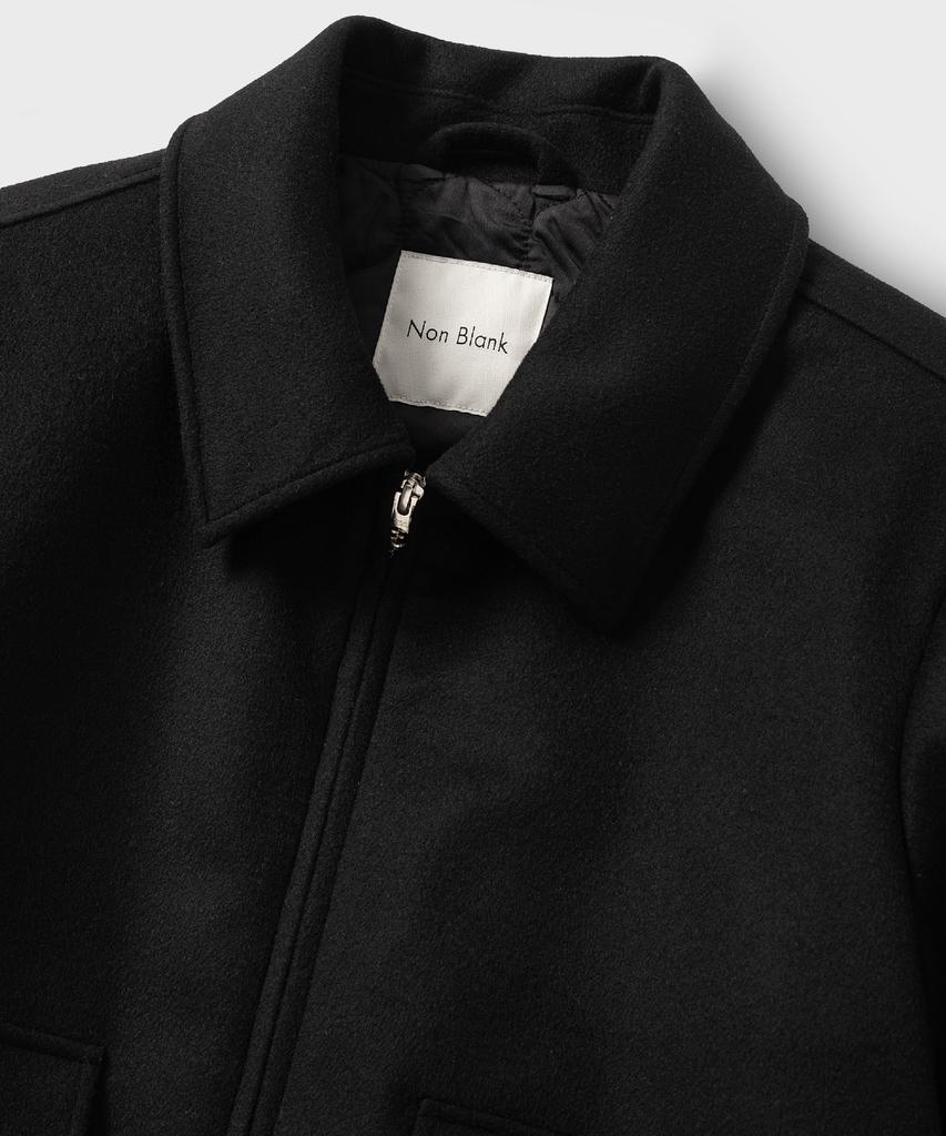 Nonblank [Nonblank X Sakhyung] Cashmere Blend Blouson_Black