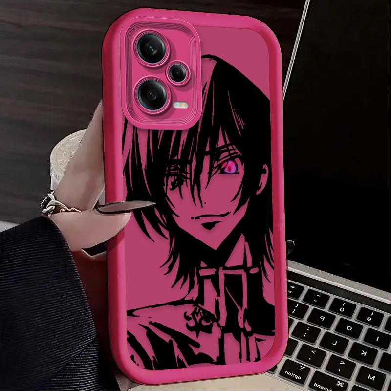 Аниме CODE GEASS Лелуш Мягкий чехол Для Xiaomi Redmi Note 13 14 12 11 Pro Plus 5G 12S 11S 10S 10 9 Redmi 14C 13C 12C 12 4G A3 A3X