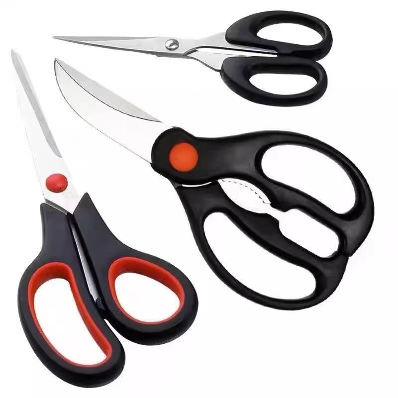 Stainless Steel Kitchen Scissors Set Heavy Duty Sharp Food Shears For Meat Vegetables Craft Household Use5