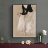Современная картина на холсте, постер с балетной девушкой, танцующая девушка, постеры и принты для гостиной, спальни, домашний декор, настенное искусство Cuadros