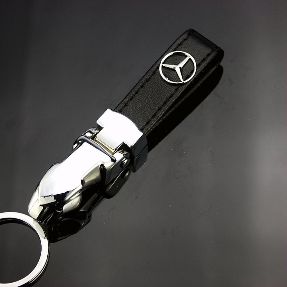 Gepard Keychain Leather Pu Car Logo Key Chain Metal Holder key Ring Key Fob