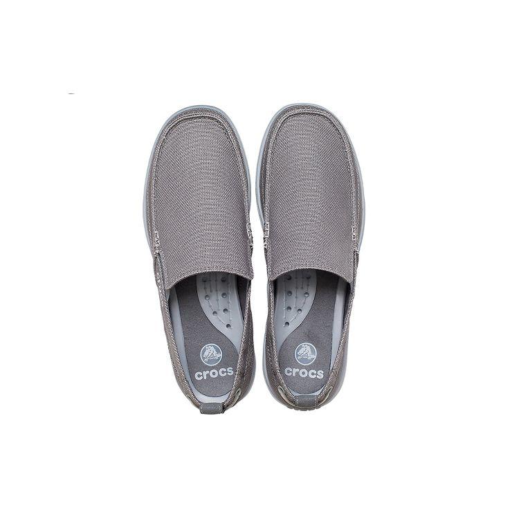 Crocs Низкие спортивные повседневные туфли Slip-On, мужские кроссовки светло-серые 207635-0DV