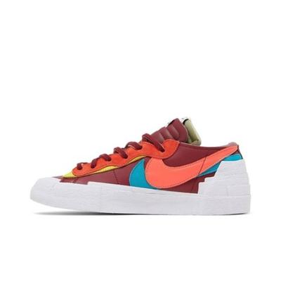 KAWS x sacai x Blazer Low 'Team Red' DM7901-600 Мужская обувь
