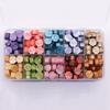 200 шт. сургучные бусины красивых цветов, простые в использовании восьмиугольные восковые бусины для приглашений, открыток, конвертов, подарочная упаковка