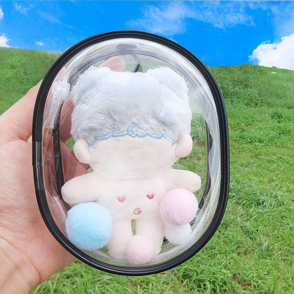 Transparent Doll Display Box Multicolor Storage Case Toy Clear Outdoor Bag