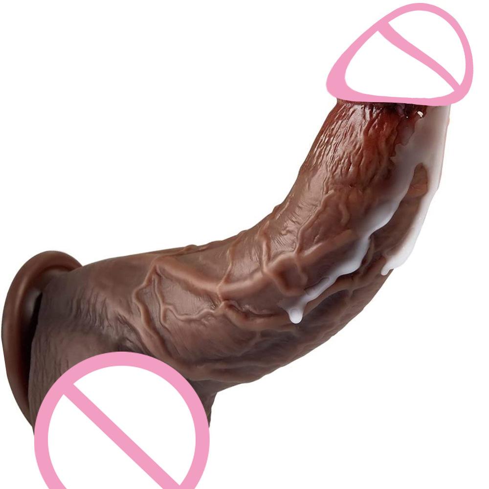 Female Dildo Soft Flesh Realistic Silicone Dildo Female Manual Female Sex Toy