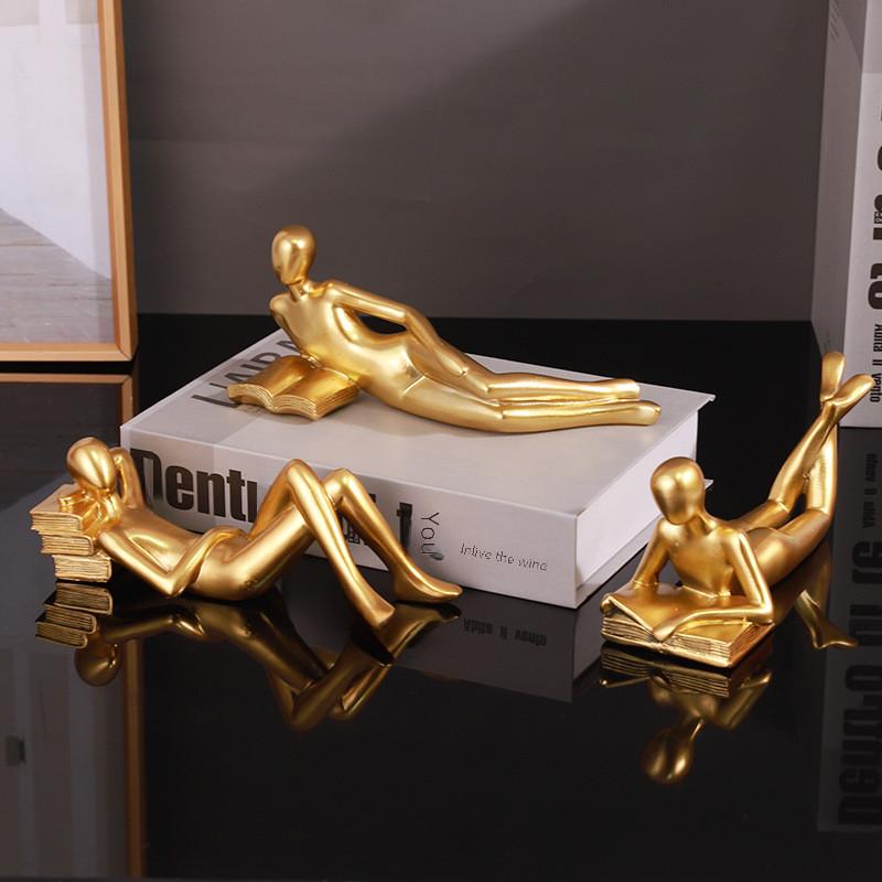 Современный мыслитель Абстрактная смоляная фигурка Для декора дома, офиса, стола Подарок для взрослых