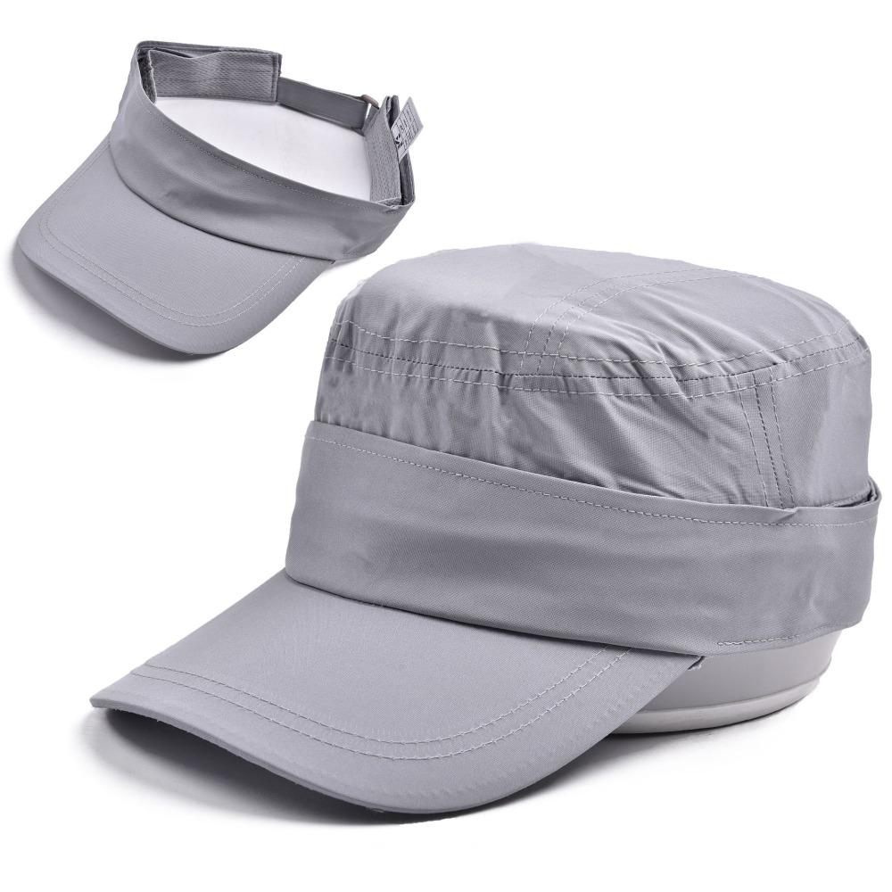 Quick Drying Sun Visor Cap Detachable Dual-use Top Air Cap Casual Baseball Cap  Unisex