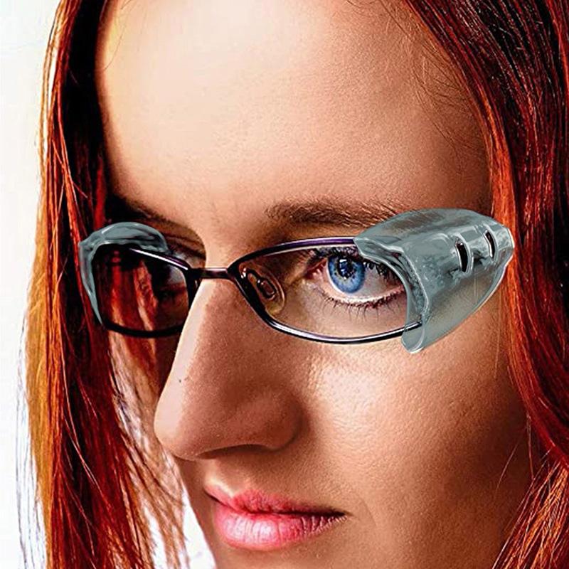 Side Shields For Eye Glasses Slip-On Safety Glasses Flexible Shield Universal