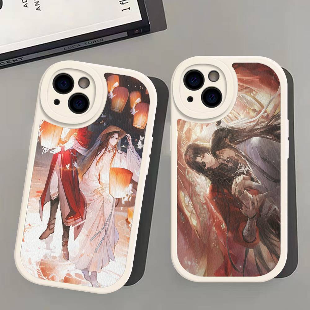 Heaven Officials Blessing For IPhone 16 15 14 16E 13 12 11 Pro Max Plus Phone Leather Case