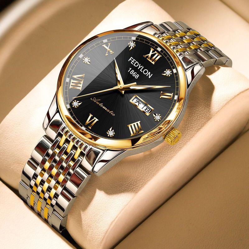 Мужские студенческие светящиеся водонепроницаемые деловые модные европейские и американские часы мужские кварцевые часы