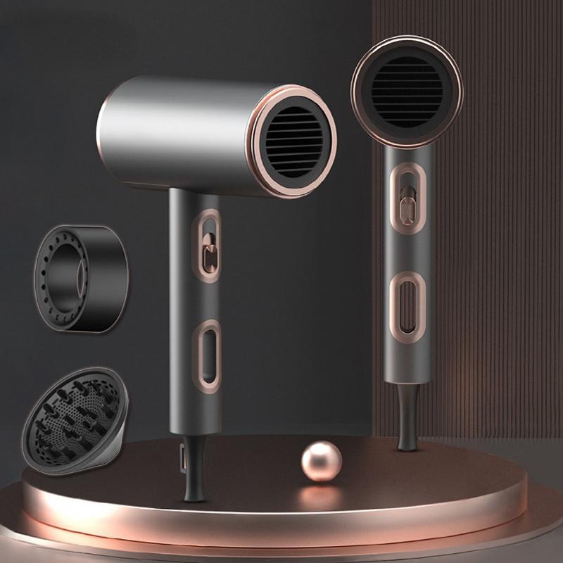 Portable Hair Dryers Negative Ion 1800W 2200W Three-gear Heating and Cooling Adjustment High Power Blue Light Anti-static Blow Dryer Home Appliance