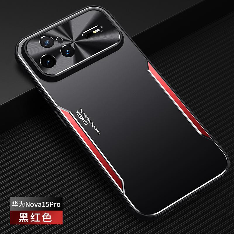 Применимо к металлическому чехлу-лезвию для мобильного телефона Huawei nova16Pro, матовому чехлу nova14Pro, противоударному защитному чехлу nova13
