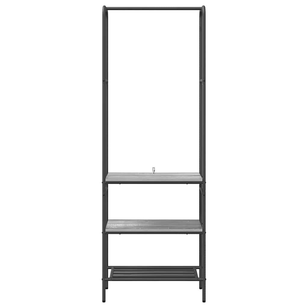 Clothes Stand Gray Sonoma 60 x 30 x 171 cm Engineered Wood
