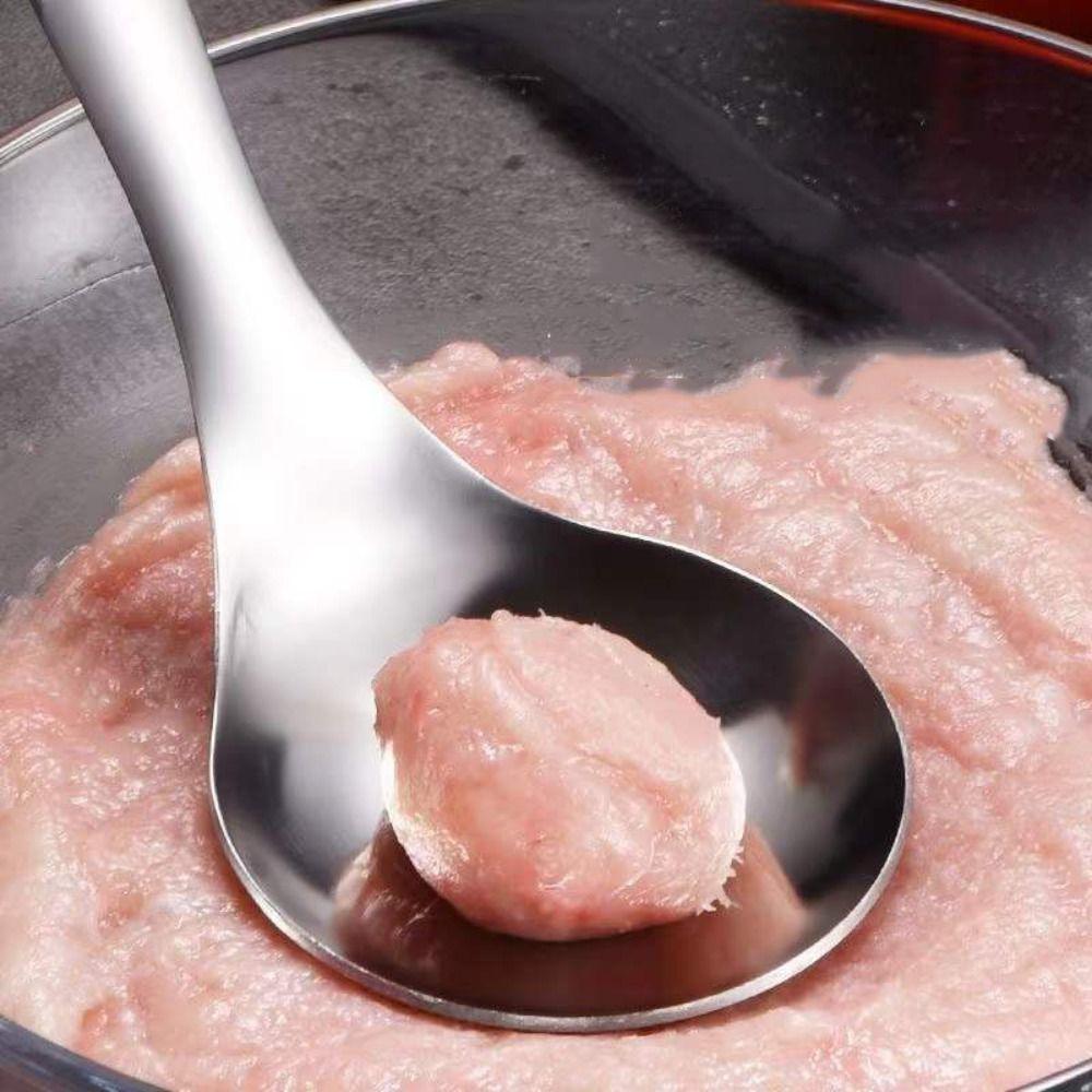 С круглым отверстием ложка для приготовления фрикаделек антипригарные инструменты для прессования мяса для домашнего использования