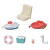 Sylvanian Families Vehicle Seal Captains Exciting Boat Set V-08 ST Mark Certification 3 years up Toy Dollhouse EPOCH